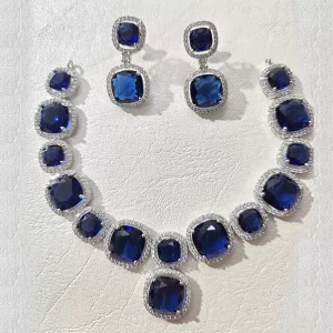 PINK, BLUE NECKLACE
